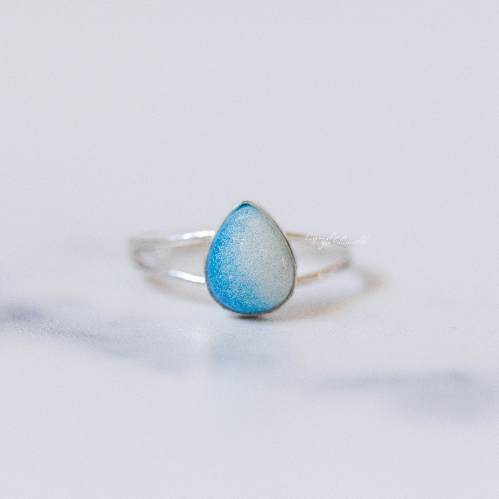 ❗CLOSEOUT ITEM❗ Milk Drop Double Band Ring
