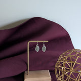 Journey Jewelry - Leaf French Hook Earrings