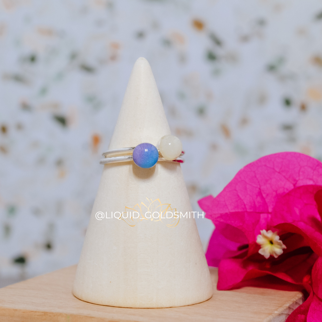 Drops of Love Stacking Rings