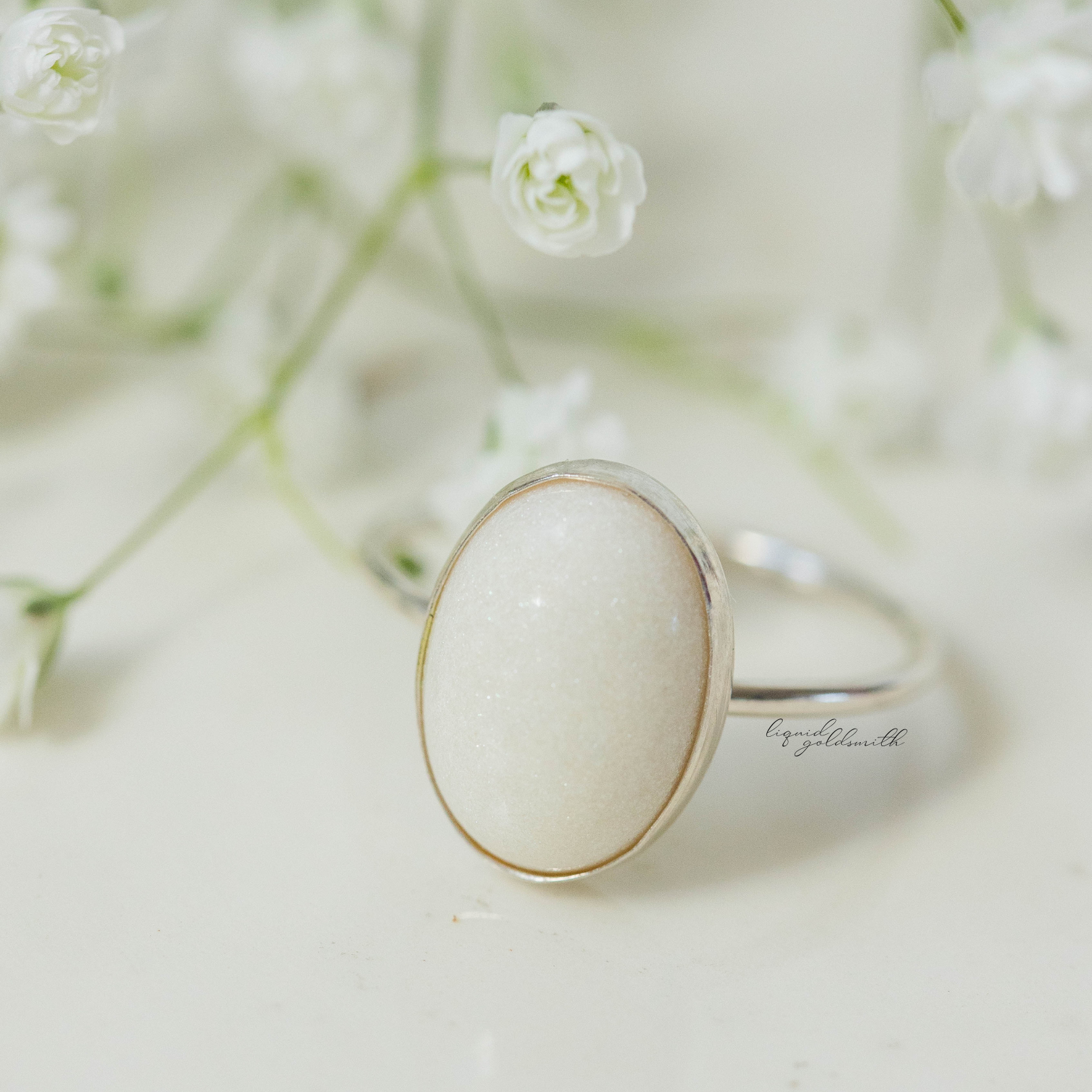 Liquid Gold Oval Ring